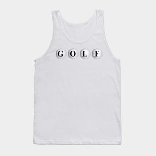 Golf Balls Tank Top